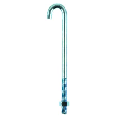 Hampton Hampton Small Zinc-Plated Silver Zinc 1 in. L J-Bolt 375 lb 1 pk 02-3459-871